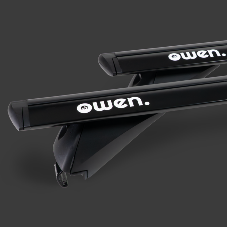 Owen dakdrager 3.0L PRO gesloten railing - Zwart