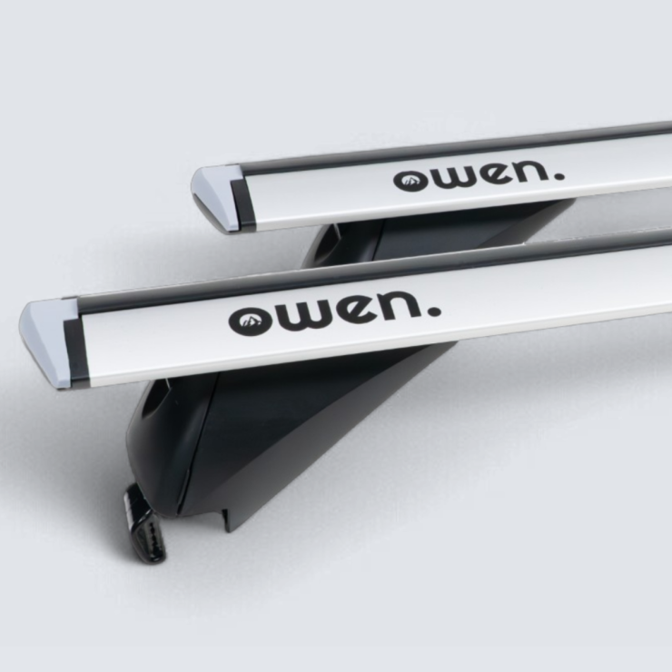 Owen dakdrager 5.0S PRO open railing - Zilver