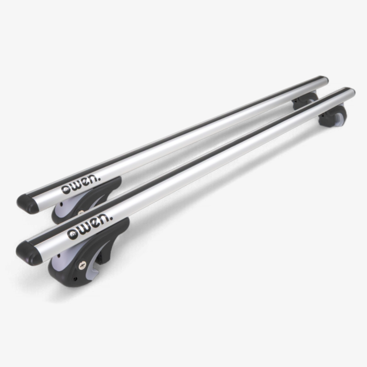 Owen dakdrager 5.0L open railing - Zilver