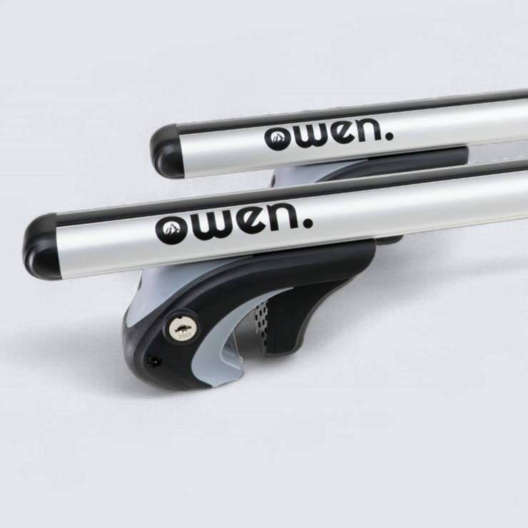 Owen dakdrager 5.0L open railing - Zilver
