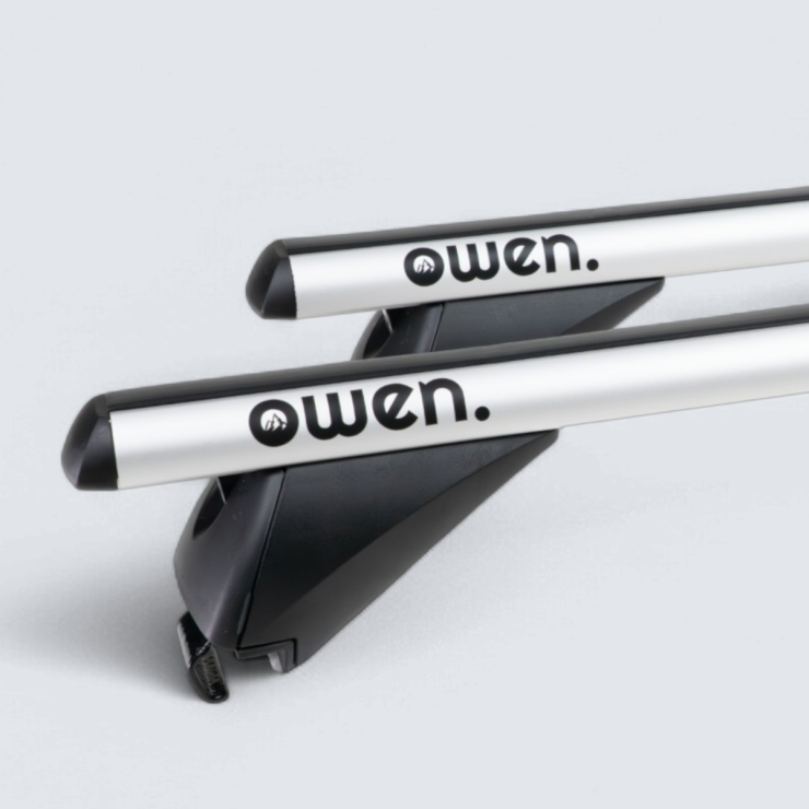 Owen dakdrager 3.0S gesloten railing - Zilver
