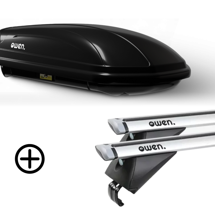 OWEN Dachträger 5.0S PRO & Dachbox 320L ADVANCED - Bundle