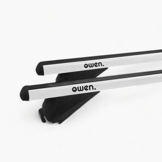 Owen dakdrager 3.0S gesloten railing - Zilver