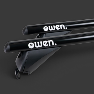 Owen dakdrager 3.0L gesloten railing - Zwart