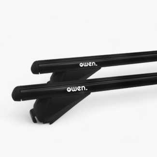 Owen dakdrager 3.0L gesloten railing - Zwart