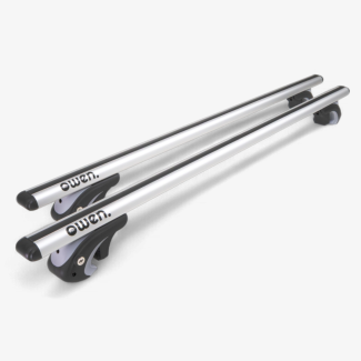 Owen dakdrager 5.0L open railing - Zilver