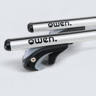 Owen dakdrager 5.0L open railing - Zilver