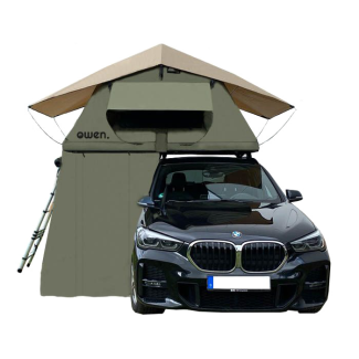 OWEN&reg; Voortent voor two Daktent Olijfgroen